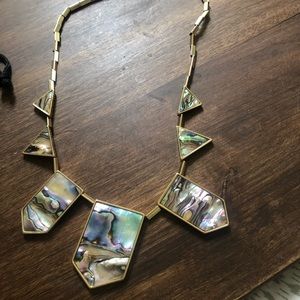 House of Harlow 1960 Abalone necklace